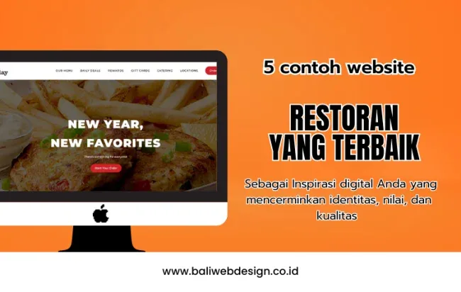 contoh website restoran