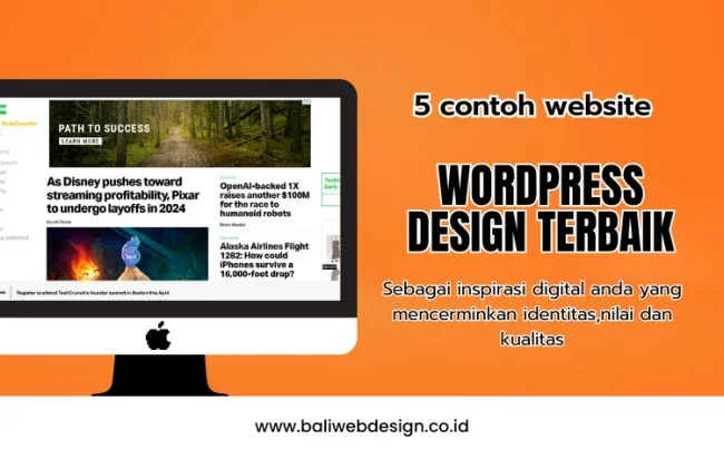 contoh website wordpress