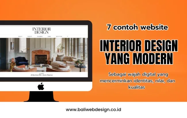 contoh website design interior