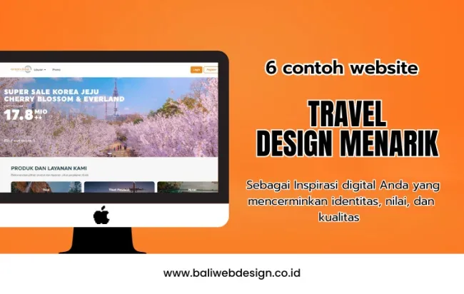 contoh website travel